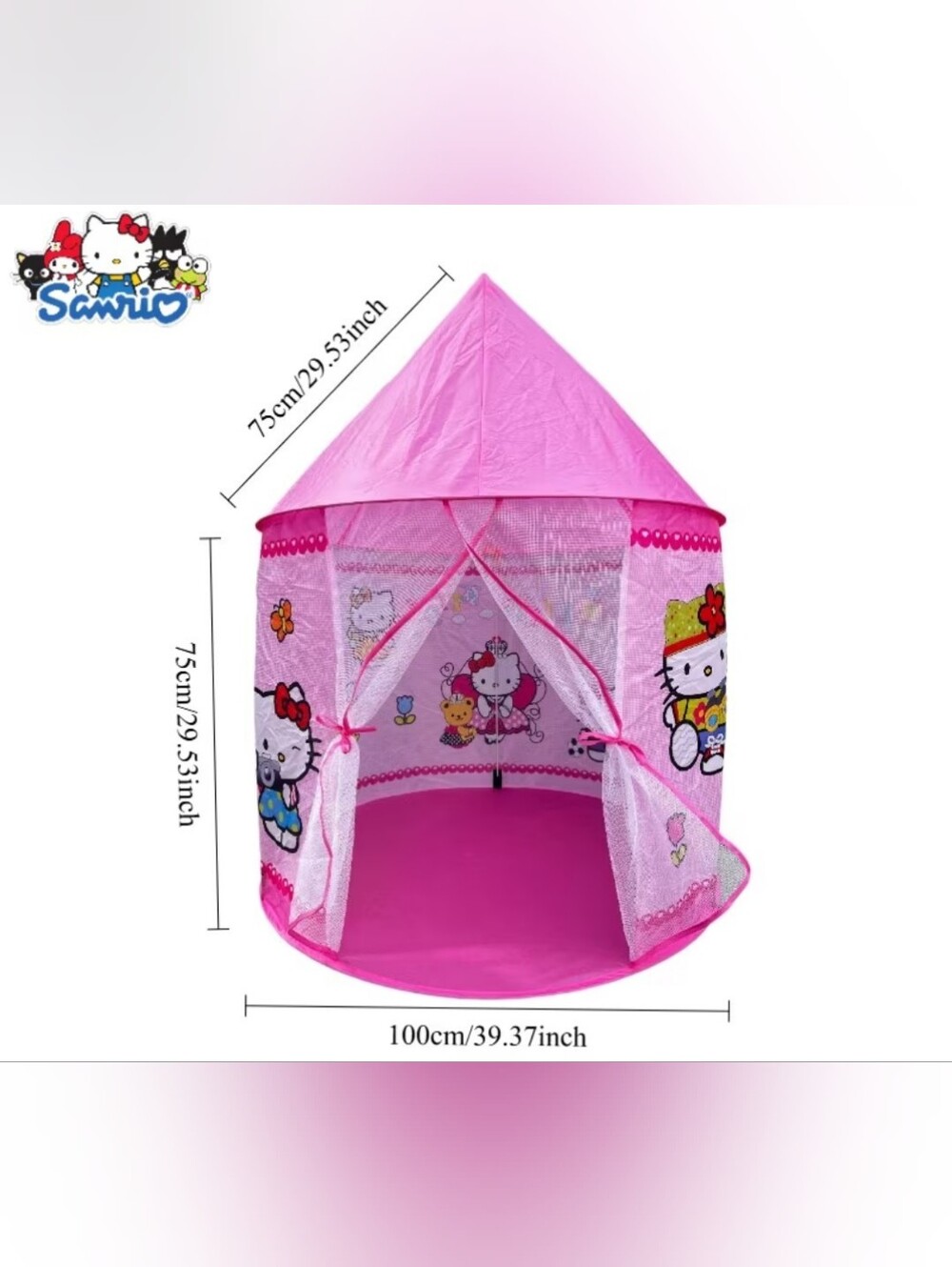 EXCLUSIVE - NWOT Hello Kitty Pop-Up Playhouse - Picture 6 of 8